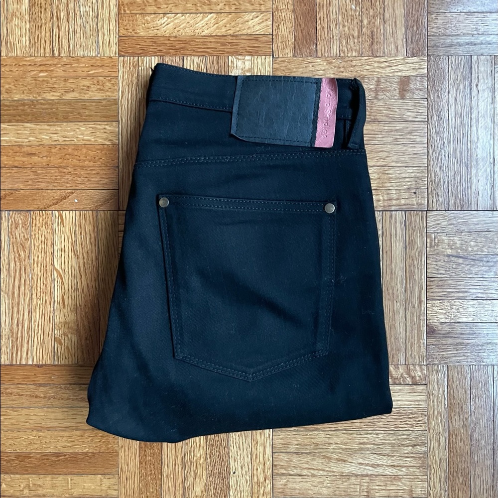 Acne Studios Mens Max Stay Black Jeans